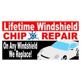 Lifetime windshield chip repair