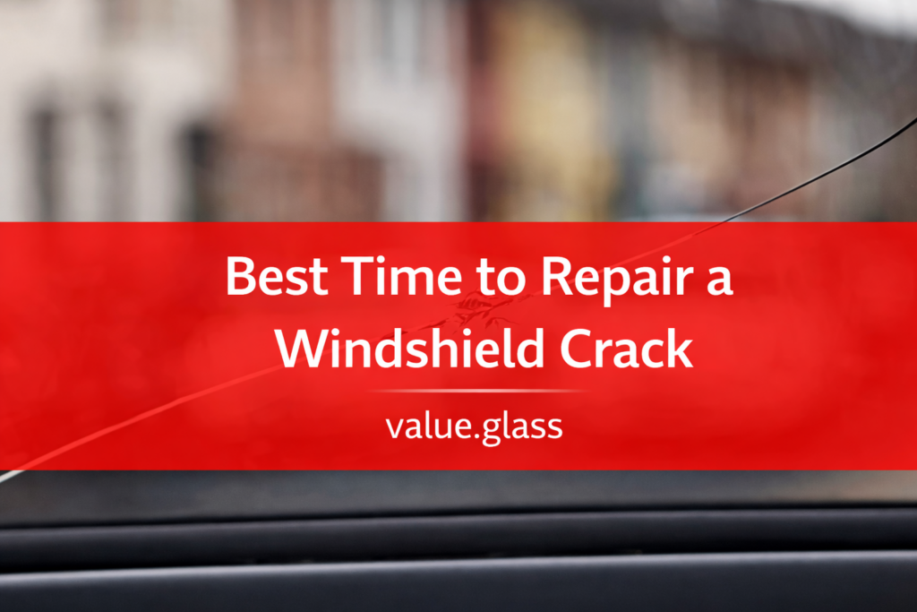 time to repair a windshield crack